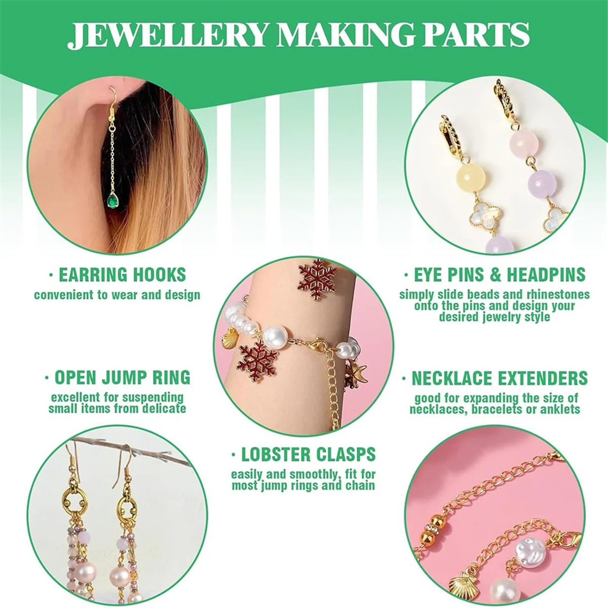 

CYL-1166 шт. Набор принадлежностей для изготовления ювелирных изделий содержит серебряные и золотые серьги, застежки-когти омара, для самостоятельного ремонта и ремонта