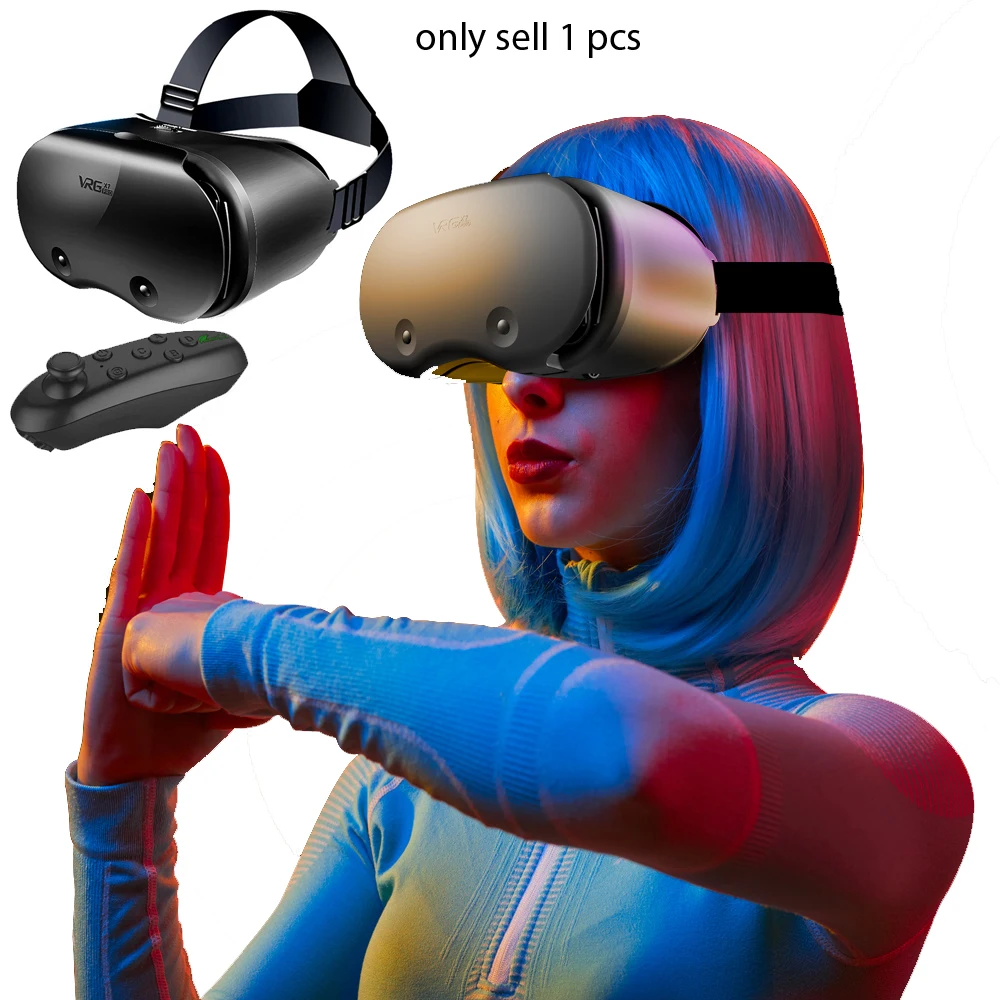 3D VR Glasses Virtual Reality Smartphone Cell Mobile Goggles Helmet Headset Lenses Device Controller Viar Smart Phone Video Game