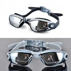 Swimming Goggles Men Women Swim Glasses with Earplug Professional Silicone Pool Diving Eyewear Waterproof Anti-fog UV Protection
