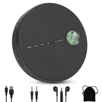 Reproductor de CD Walkman portátil, Bluetooth, recargable, Discman con altavoces, reproductor de CD con transmisión USB Bluetooth