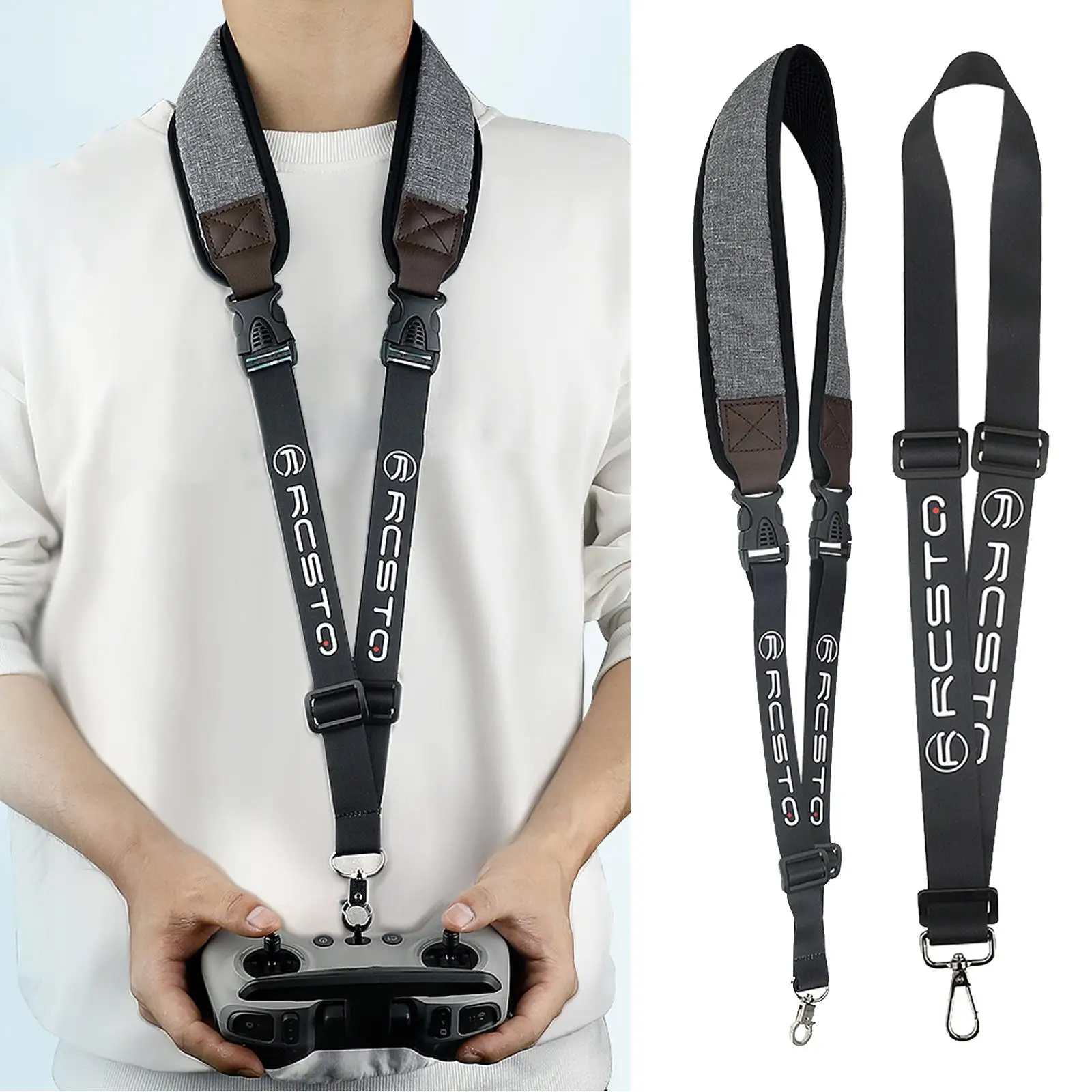 Lanyard Hanging Strap for DJI Combo Transmitter Accessories Nylon Mesh Material Adjustable Length Lanyard for Key