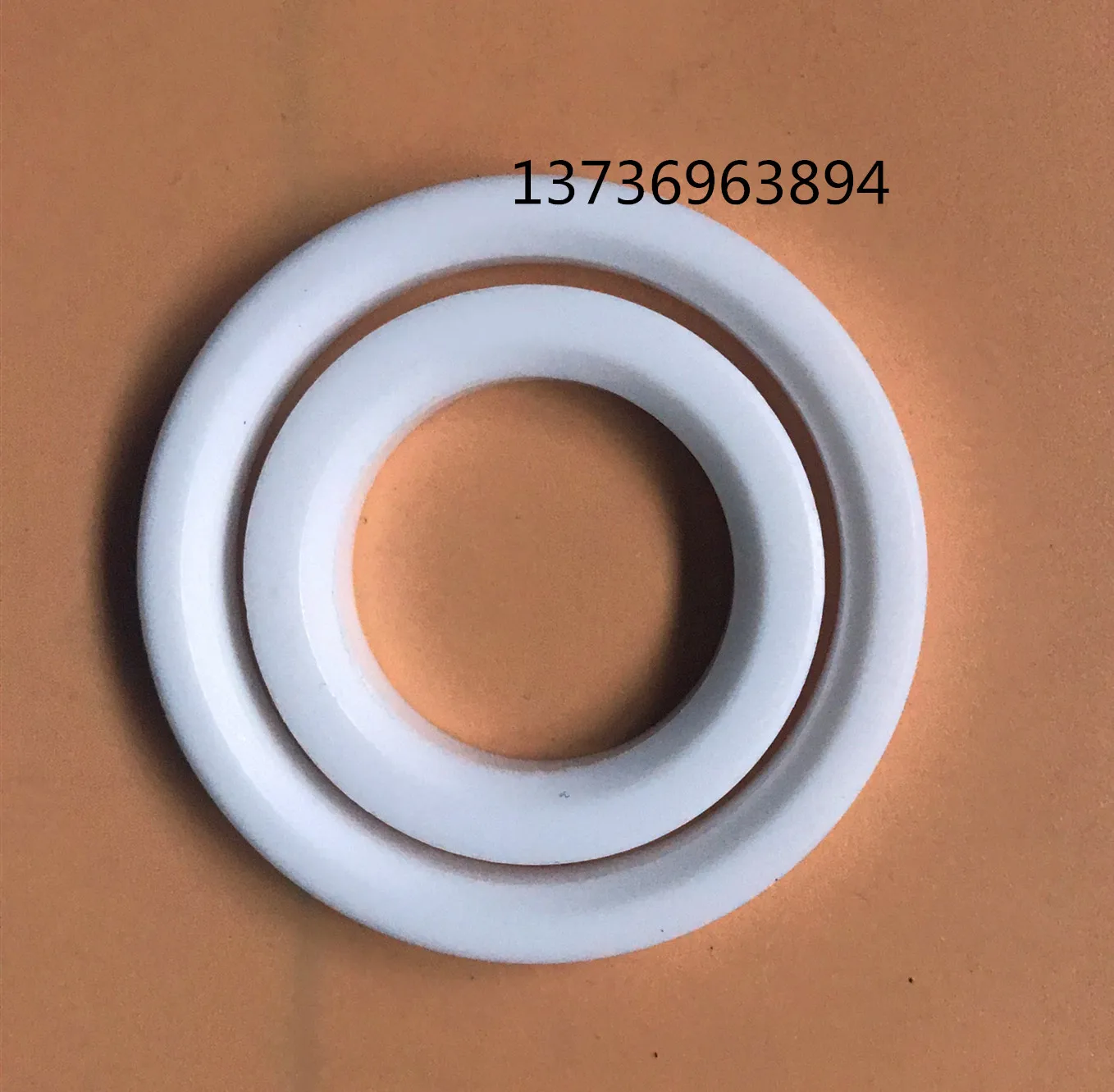 10pcs PTFE ball valve seat tetrafluoro gasket F4 sealing ring 4 inch valve white plastic king gasket DN100