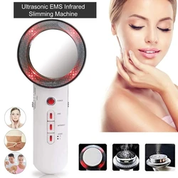 3 In 1 EMS Ultrasonic Cavitation Weight Lose Facial Lifting Body Slimming Massager Galvanic Infrared Lipo Fat Burner Machine