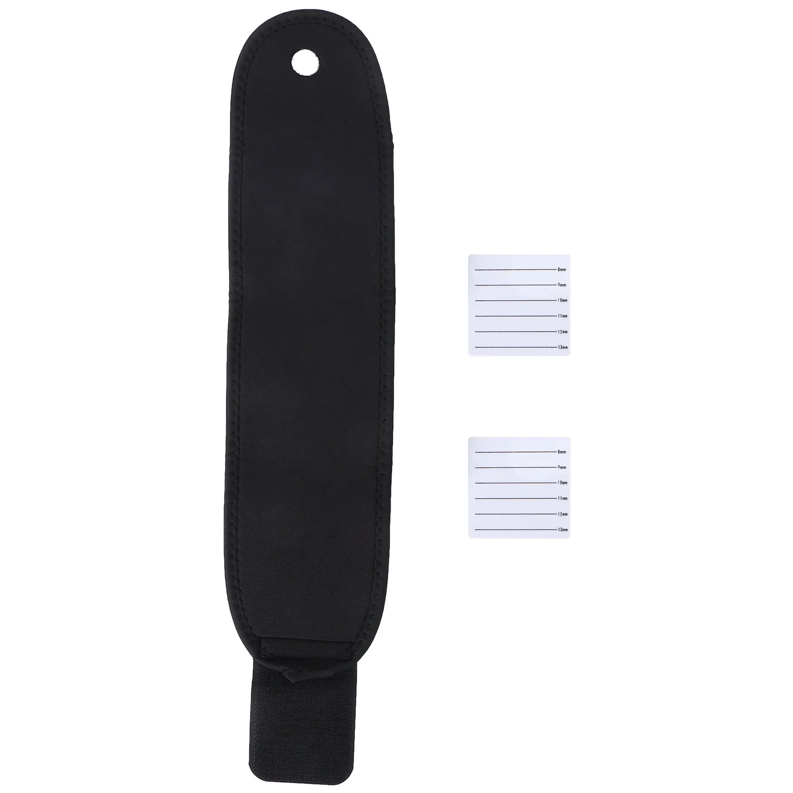 Fake Eyelash Hand Strap Durable Premium Lash Holder Tool with 8mm-13mm Scale Markings for Eyelash Grafting Salon Personal Use