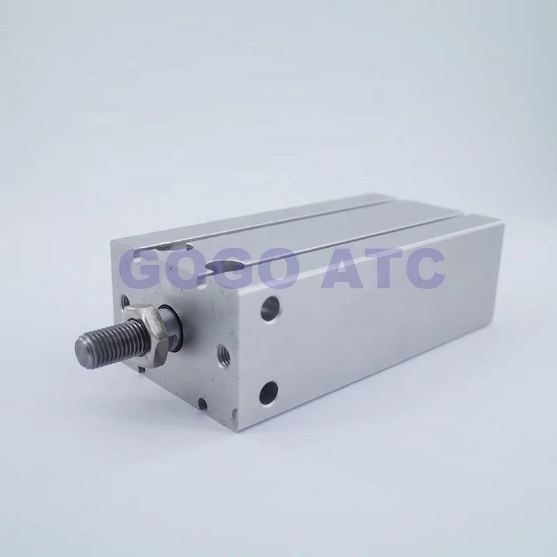 GOGOATC GOGOATC Free Mount Cylinders Bore 16mm CDU16-5/10/15/20/25/30/40/50/60/70D Double Acting Single Rod Micro air Cylinder