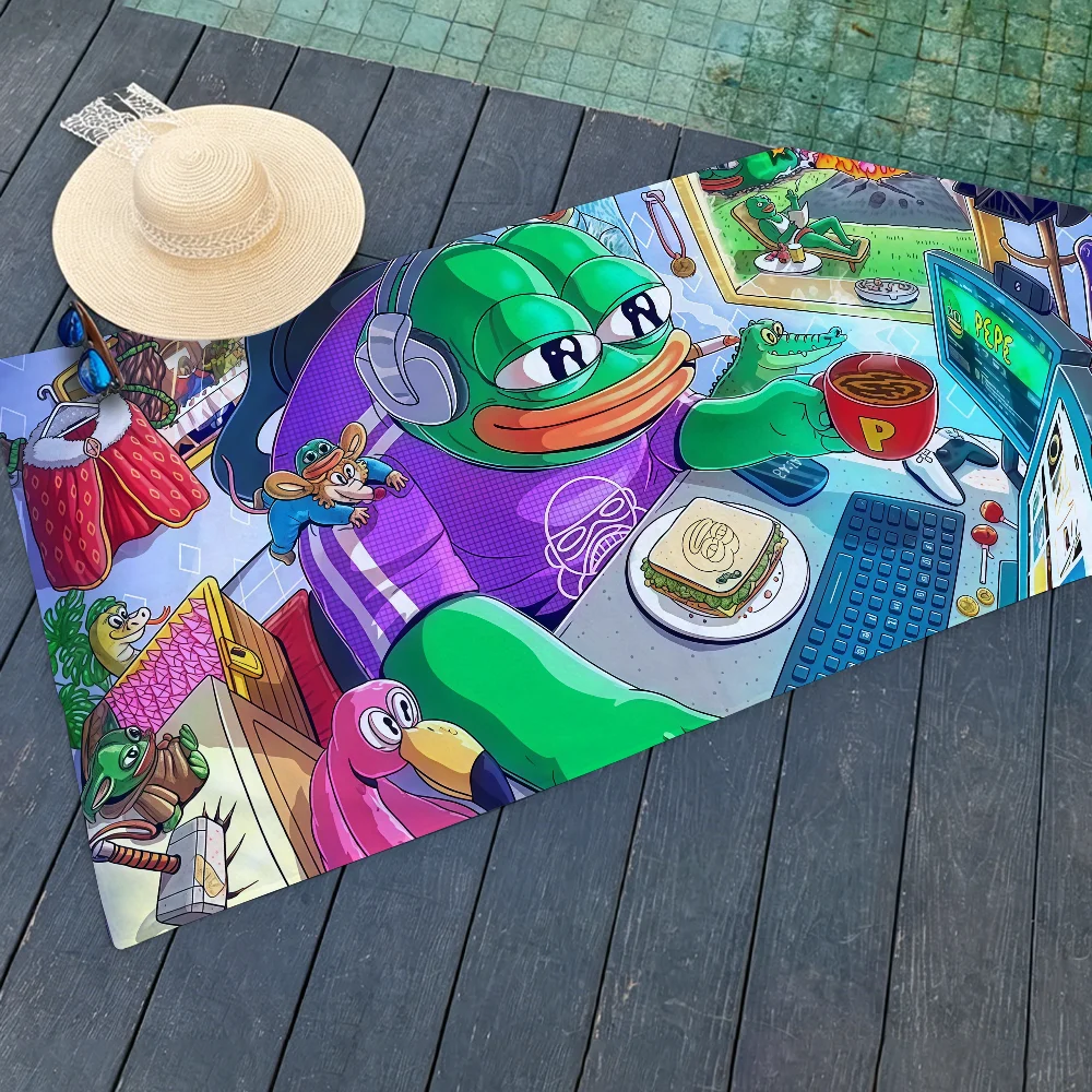 P-Pepe de Kikker Handdoek Stra - Travel Yoga Accessories recensie en prijs