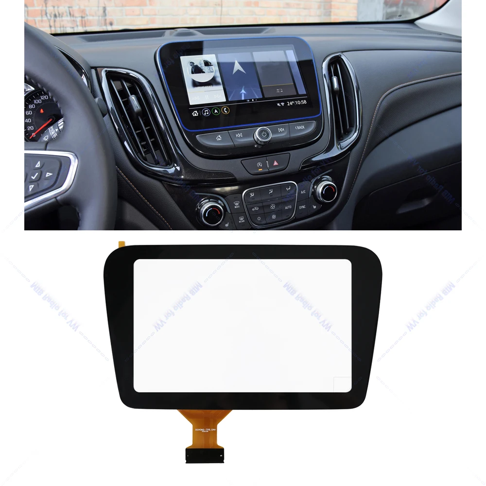 8.0 Inch 60 Pins Glass Touch Screen for Chevrolet for Malibu 16-21 Radio GPS Navigation Screen LQ080Y5DZ06