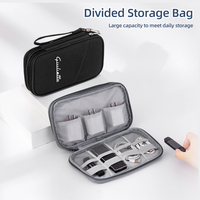 Car Cable Bag Portable Digital Storage Pouch Car Accessories For Alfa Romeo Giulietta Giulia Stelvio 156 147 Mito Tonale Brera