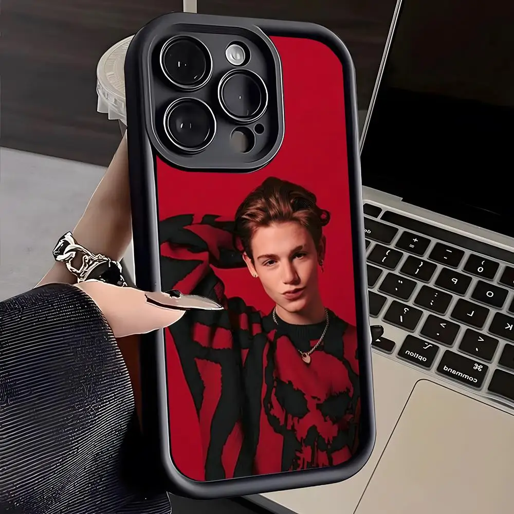 Funda de teléfono Singer Payton Moormeier para IPhone 16 Pro Max 17 15 Pro 14 Plus 13 12 11 XR XS Max X funda trasera suave de TPU