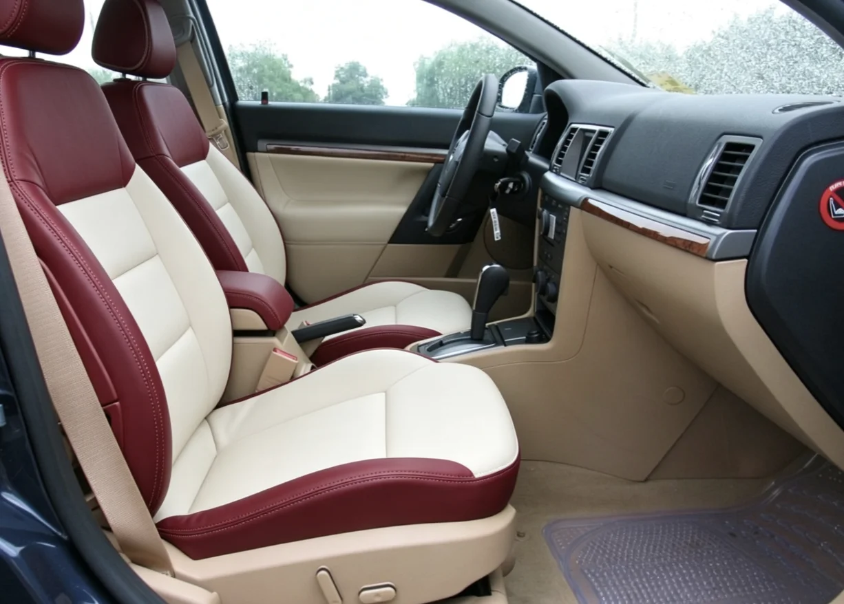 Für Opel Vectra C 2006 Maßgefertigte Autositzbezüge Luxuriöses Nappaleder 100% Passgenau Innenausstattung 360 ° Vollständige Abdeckung – Detail 9