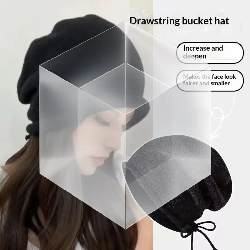Winter Plush Beanies Cute Knit Hat For Women Girls Cute Ear Muffs Windproof Knitted Cap For Cold Weather