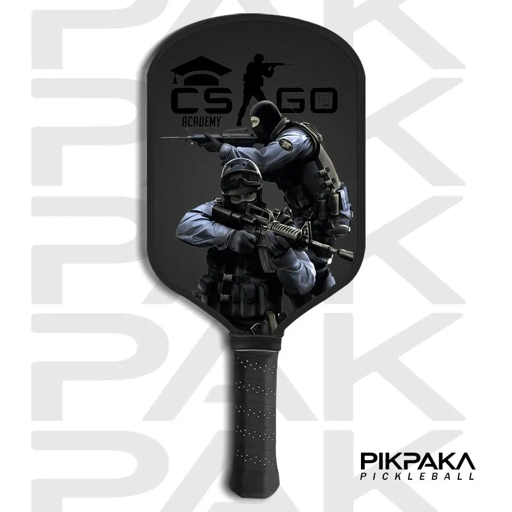 CS GO Game Counter Strike Pickleball Paddle T700 Углеродное волокно 16 мм Сотовый сердечник Пескоструйная поверхность Удобная ручка Ракетка