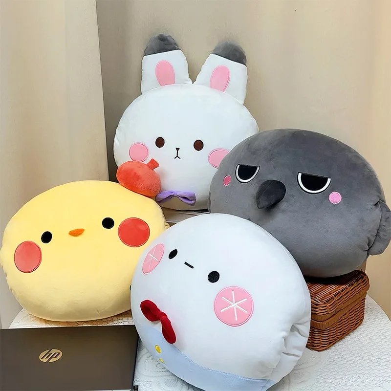 Game Love and Deepspace Sylus Xavier Zayne Rafayel Student Nap Pillows Winter Plush Cotton Hand Warmers Siesta Pillow Cushion