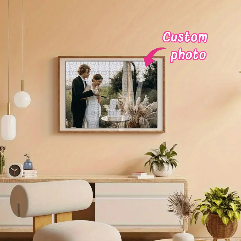 Individuelles Foto-Holzpuzzle 35/300/500/1000 Teile Personalisiertes Einzigartiges Geschenk für Jeden Anlass