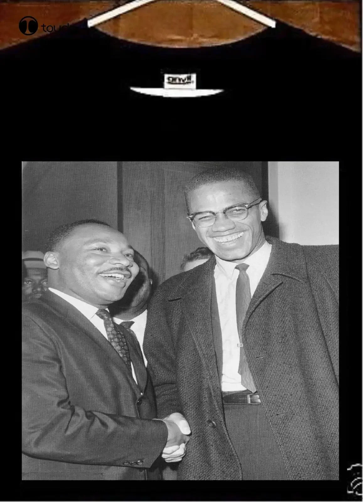 

Футболка Martin W Malcolm; Футболка Martin Luther King Jr Malcolm X, футболка на заказ для взрослых и подростков, унисекс, цифровая печать Xs-5Xl