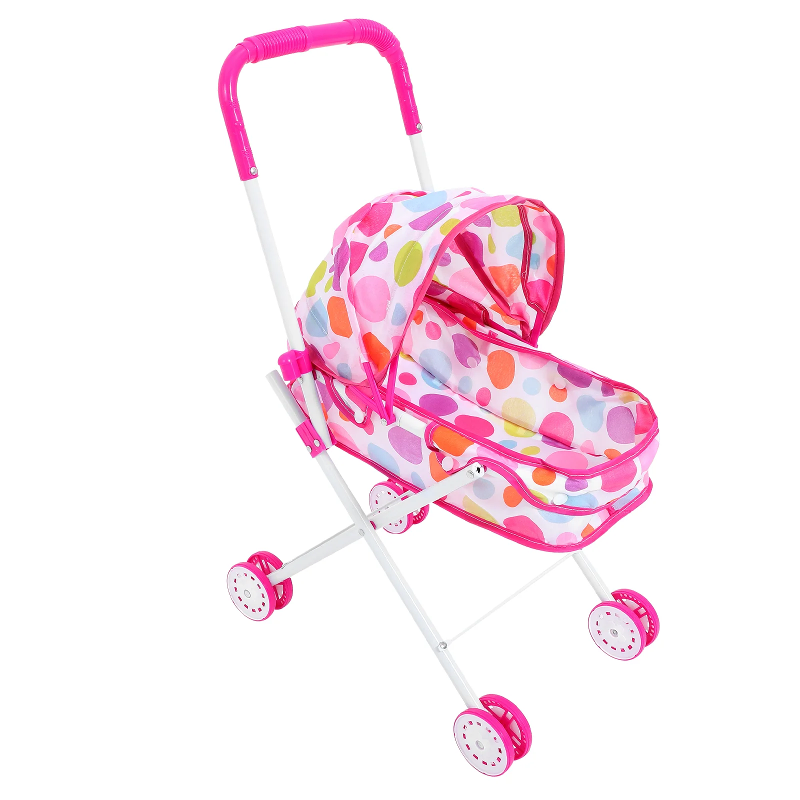 Stroller Furniture Dollies Baby Accessories Simulated Can Move Iron House Play Game Child