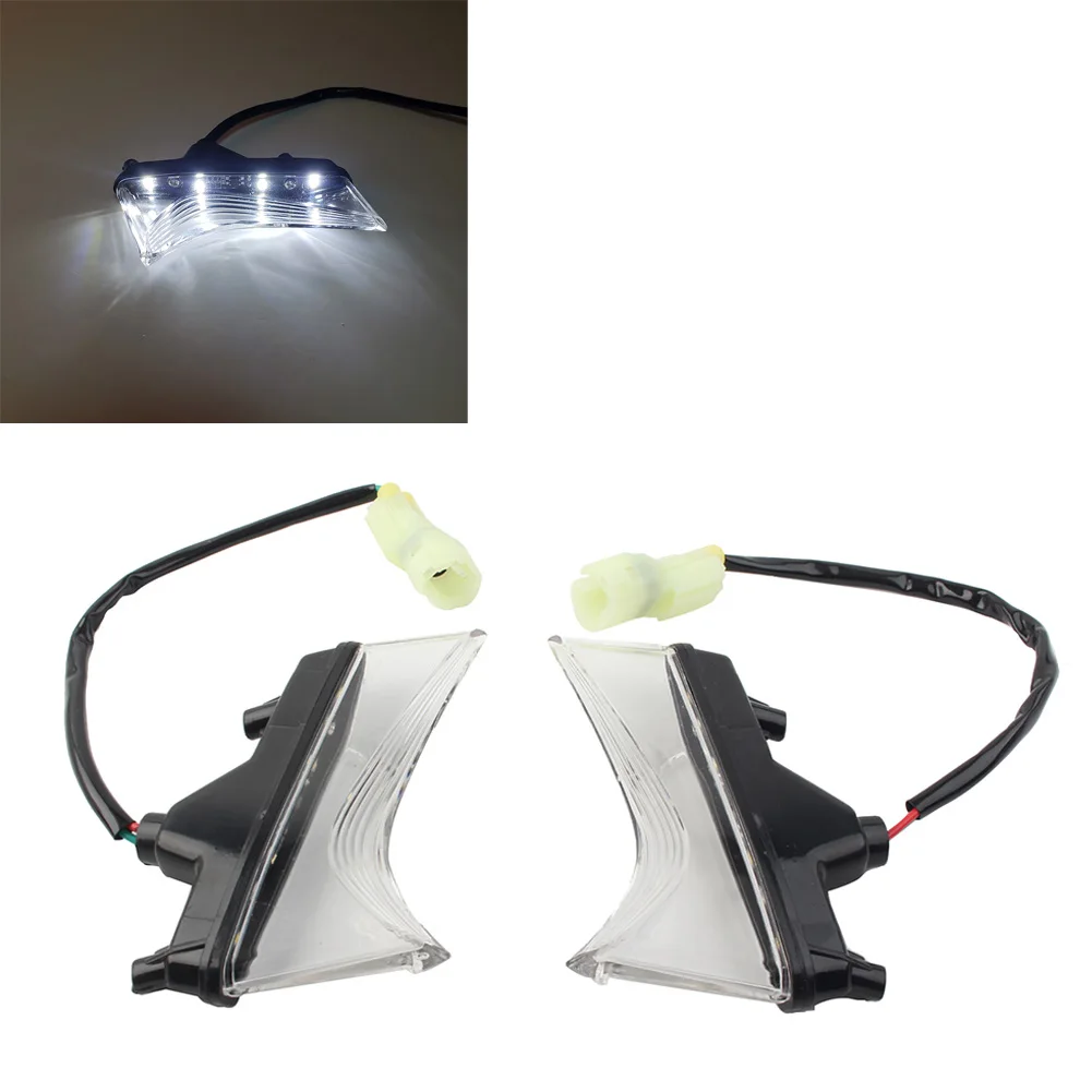 1Pair Motorcycle LED Front Daytime Running Lights Headlight For KAWASAKI Z900 2020 2021 2022