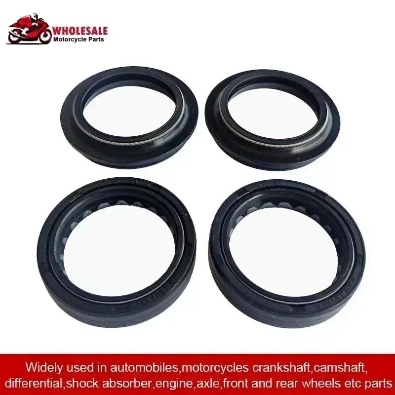 

2pc/4/8pc 43x54x11 43 54 Front Shock Fork Damper Shaft Oil Seal Dust Cover For BENELLI Cafe Racer TNT 1300 Tornado 900 2005-2010