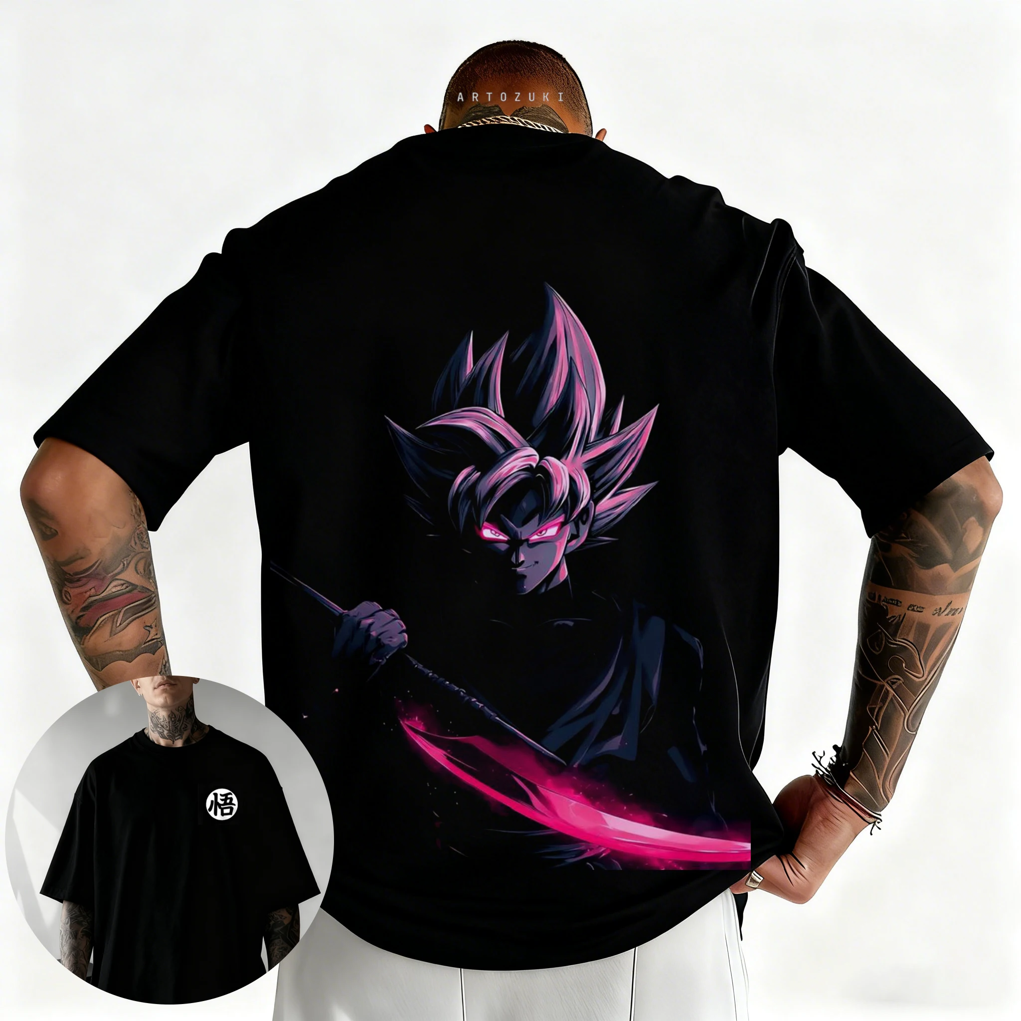 Sommerliches Dragon Ball Anime Kinder-T-Shirt mit Goku-Aufdruck, Herren- und Damen-T-Shirt, Kinder- und Elternbekleidung, Jungen- und Mädchen-T-Shirt