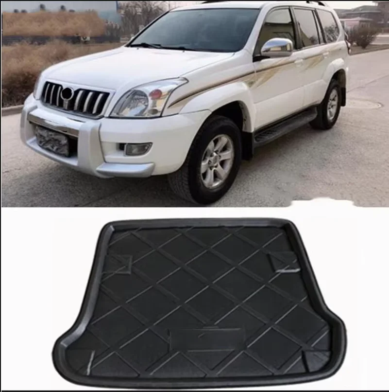 

For Toyota Land Cruiser Prado Fj120 LC120 2700 4000 2003-2009 Waterproof Cargo Liner Trunk Floor Mat 1pcs