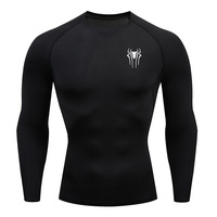 Compression Running Men T-shirt Fitness Tight Long Sleeve Top Sport Shirts Training Jogging Tees Gym Sportswear Dry Fit Rashgard