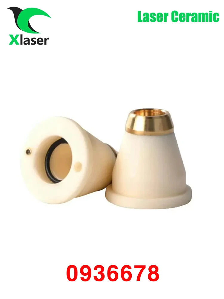 XLaser حامل فوهات السيراميك بليزر الألياف H17.6 M6 ثلاثية الأبعاد OEM موديل 0936678 متوافق مع آلة القطع بليزر الألياف 936678 #1