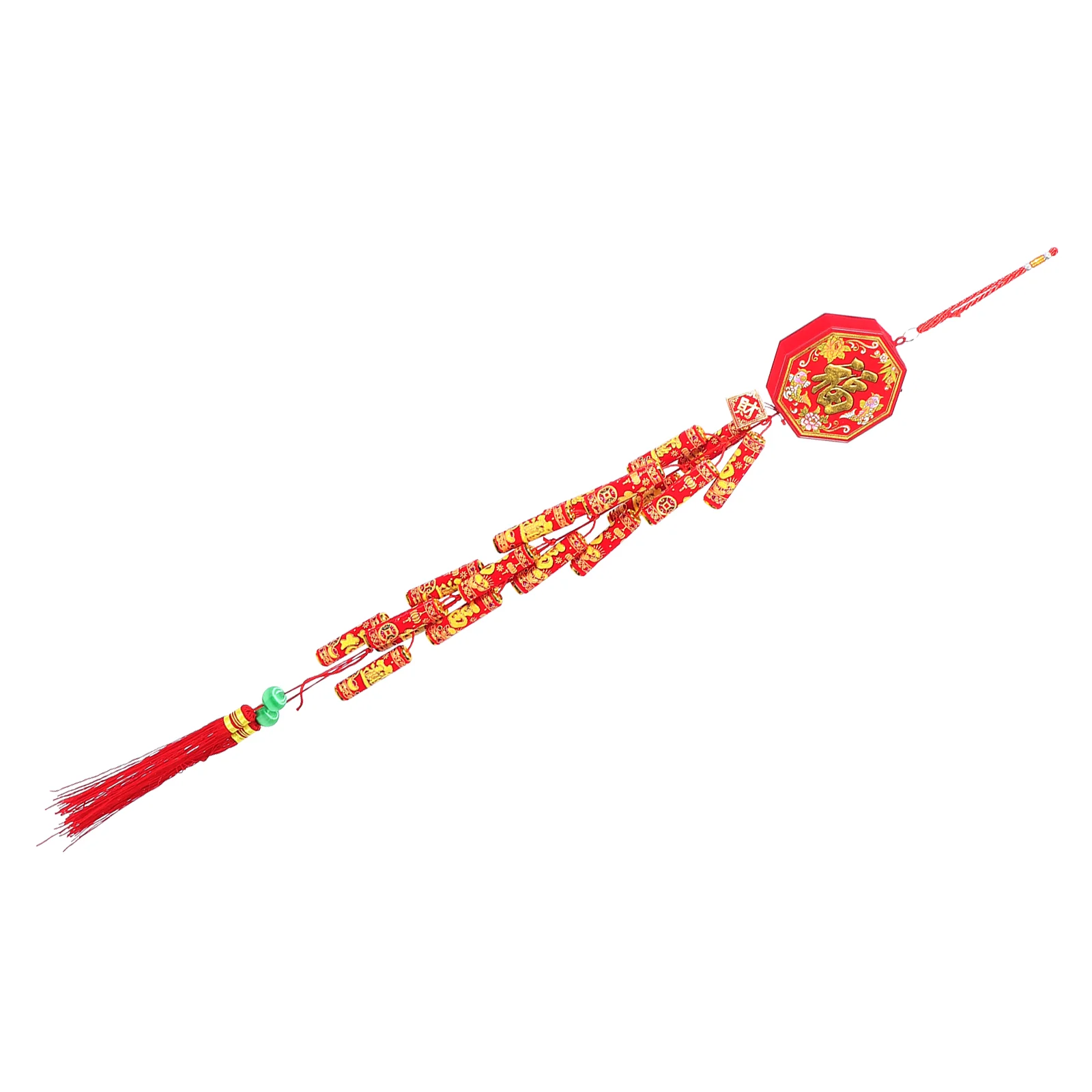 

Decorate Chinese Style Simulated Electronic Firecrackers Birthday Decoration for Girl Crystals Tree Plastic New Year