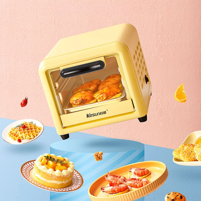 5L MultiFunction Mini Oven, Compact Electric Baking Oven for Dorm Use, Portable Toaster Oven Quick Bake Device  Easy Clean Oven