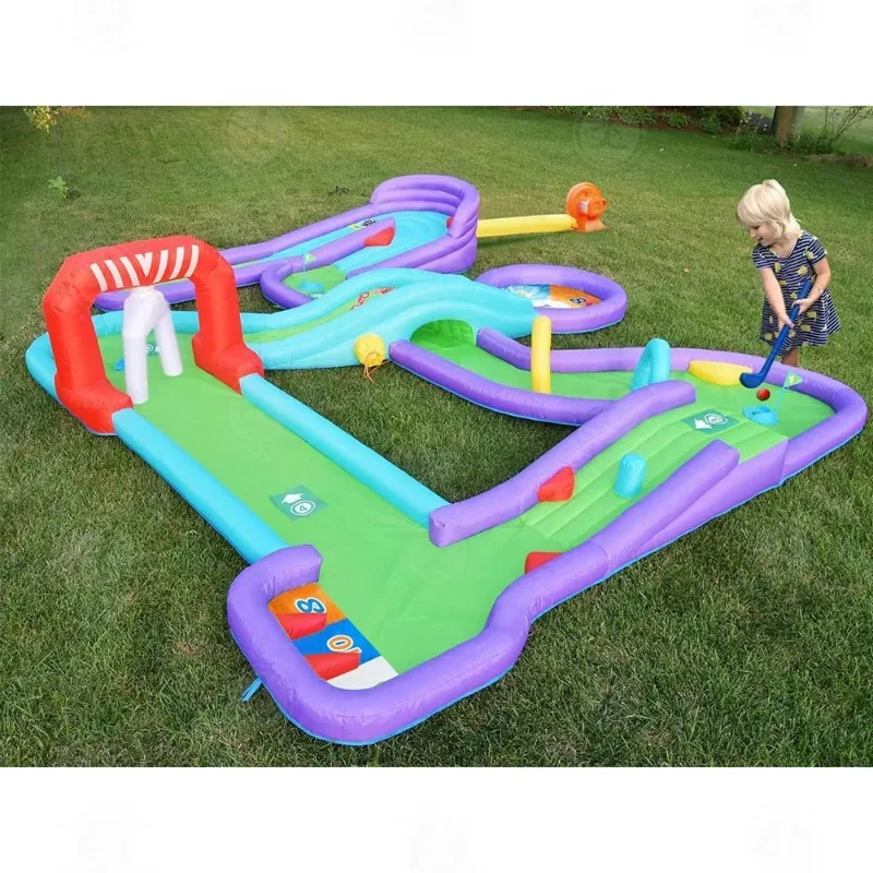 High Quality inflatable golf outdoor Sport Games inflatable golf course mini golf game inflatable for kids