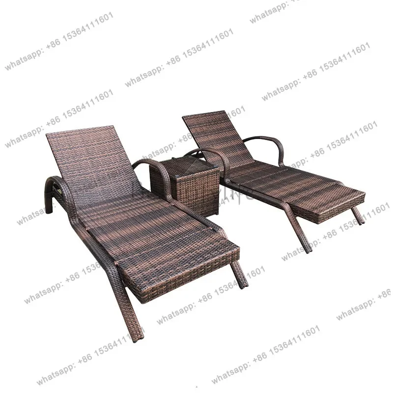 55Outdoor outdoor leisure balcony courtyard lazy hot spring swimming pool beach loungers
