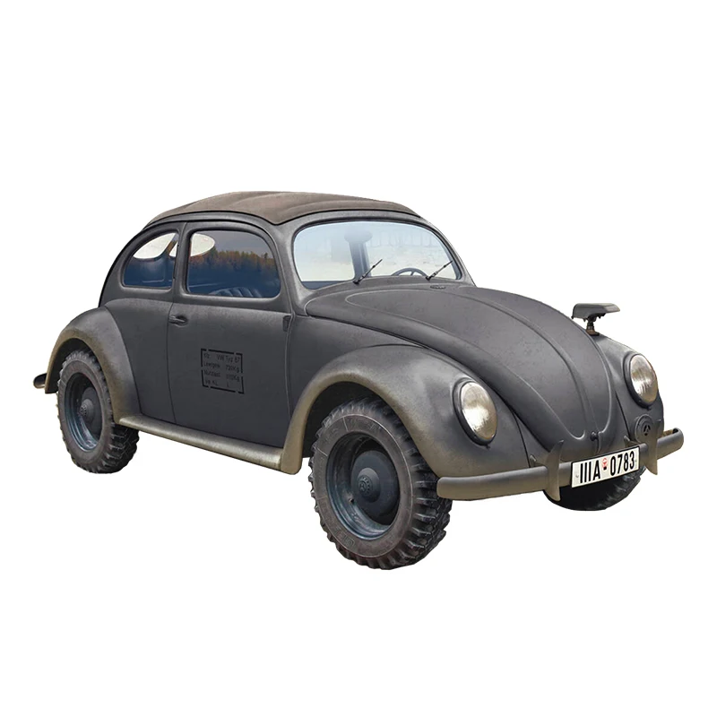 Modelo de RYEFIELD 1/35, vehículos de ensamblaje Volkswagen tipo 87, con RM-5113 Interior completo, figura de ensamblaje personalizada, regalo de cumpleaños