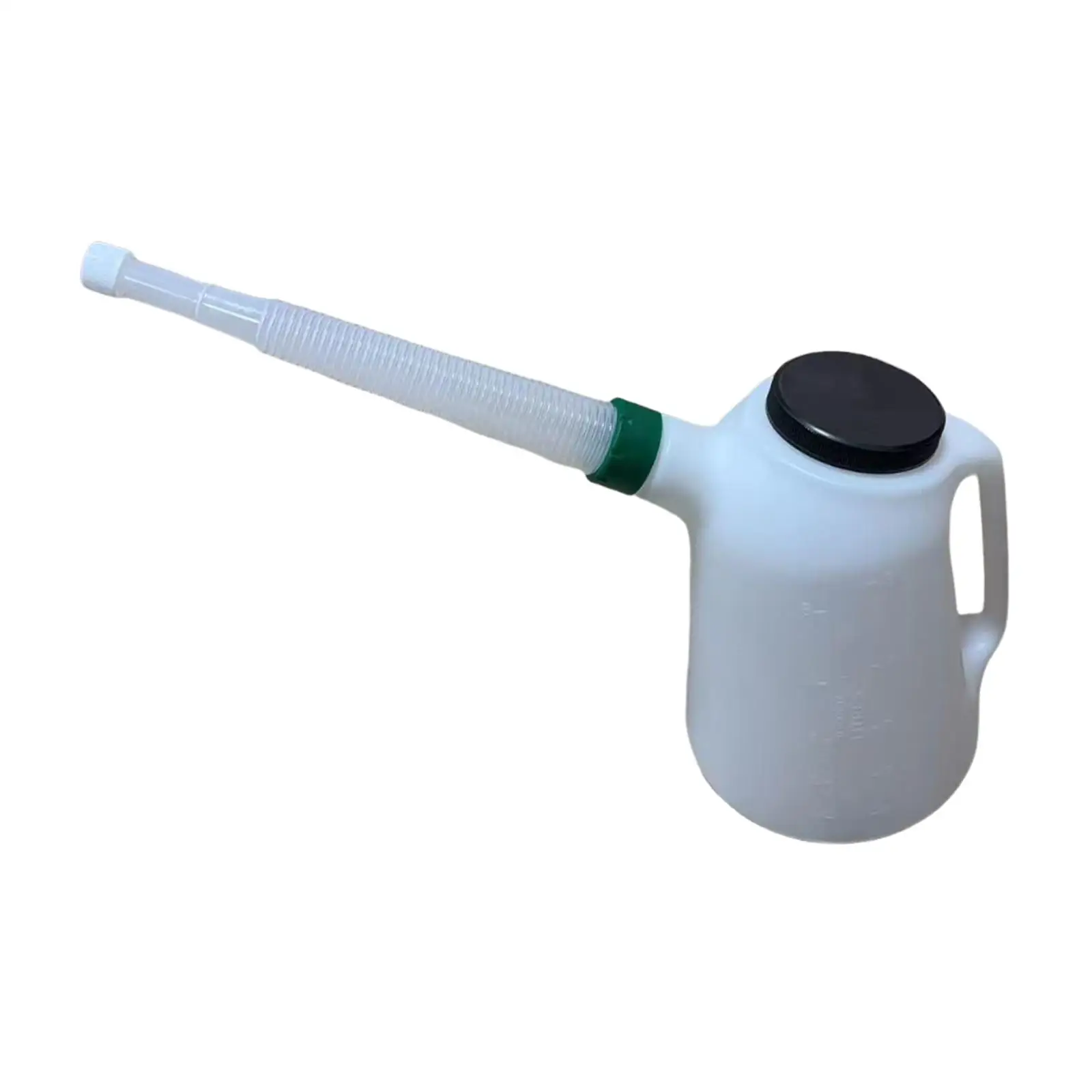 Oil Jug Engine Oil Dispenser 5L Practical Multifunction Sturdy with Spout with Lid for Fluid Home Car Lubrication