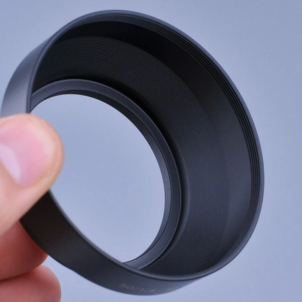 

49mm Lens Hood For Super-Takumar 50F1.8 Canon EF50f1.8 STM Olympus Auto-S 1.8/50 Metal Lens Hood Lens Cap Replaces Accessories