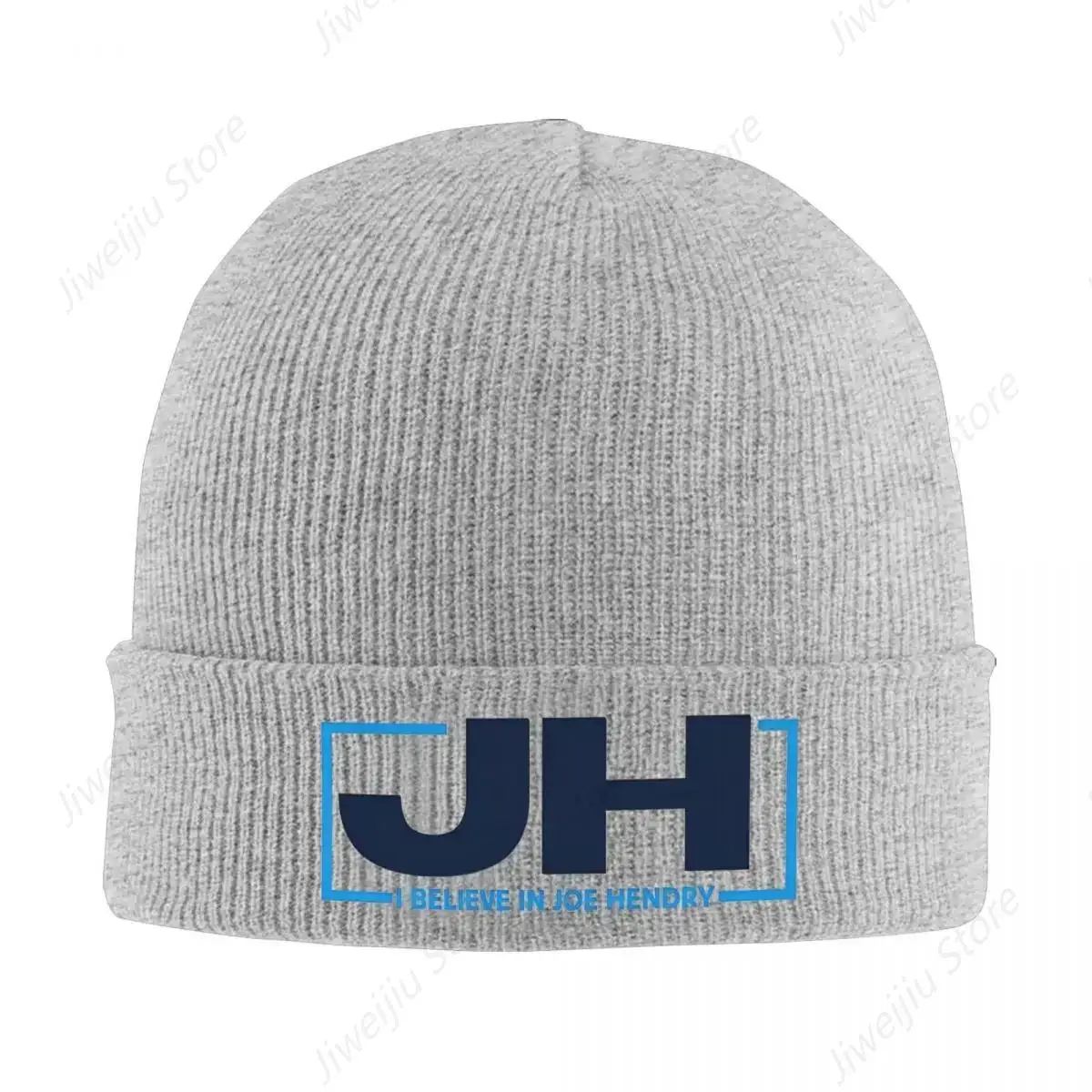 Joe Hendry Beanie Hats I believe in Joe Hendry Bonnet Hats Female Male Vintage Kpop Knit Hat Winter Printed Warm Caps