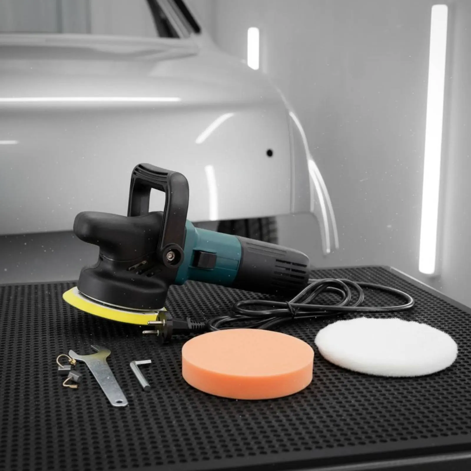 car-polishing-kit-multi-function-car-polisher-kit-two-way-action-polisher-easy-to-clean-buffing-tool-includes-many-pads