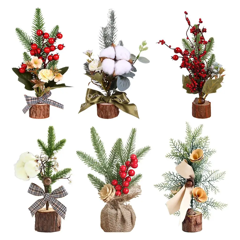 Set New Year Decor Party Berries Pine Branches Christmas Ornaments Decor for Home Table Wedding