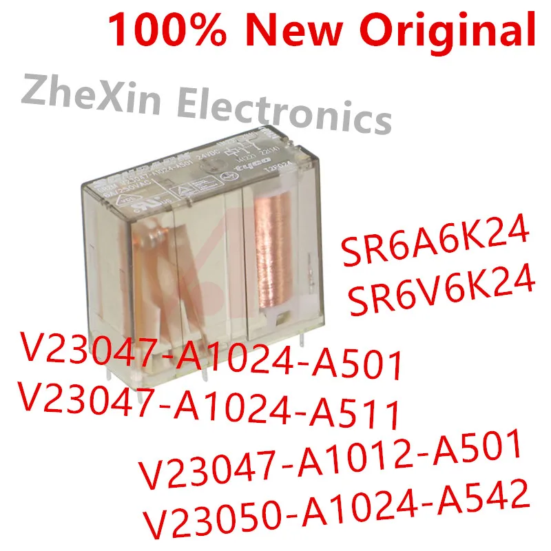 2PCS/Lot  V23047-A1024-A501 、V23047-A1024-A511 、V23047-A1012-A501 、V23050-A1024-A542 、SR6V6K24 、SR6A6K24  New Power Relay