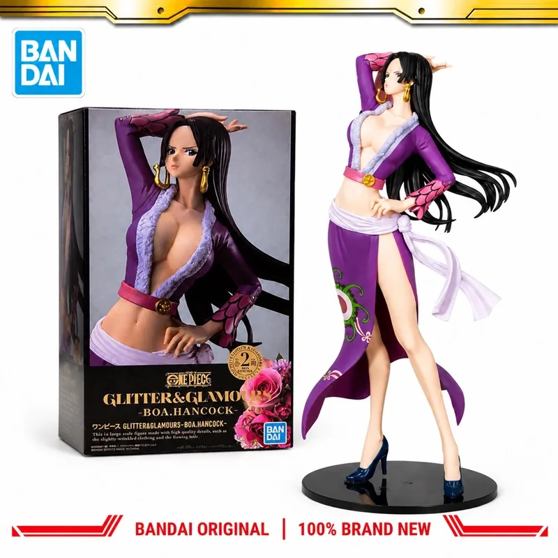 In Stock Bandai Original Banpresto One Piece Boa Hancock Action Figure Model Doll Brand New Boxed Anime Characters Toys Model