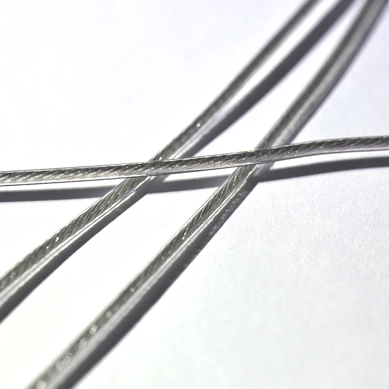 Litz Cord Mạ Bạc 6n Đơn Tinh Thể Đồng Nâng Cấp Đường 133Core OD:1.5Mm 5 Mét