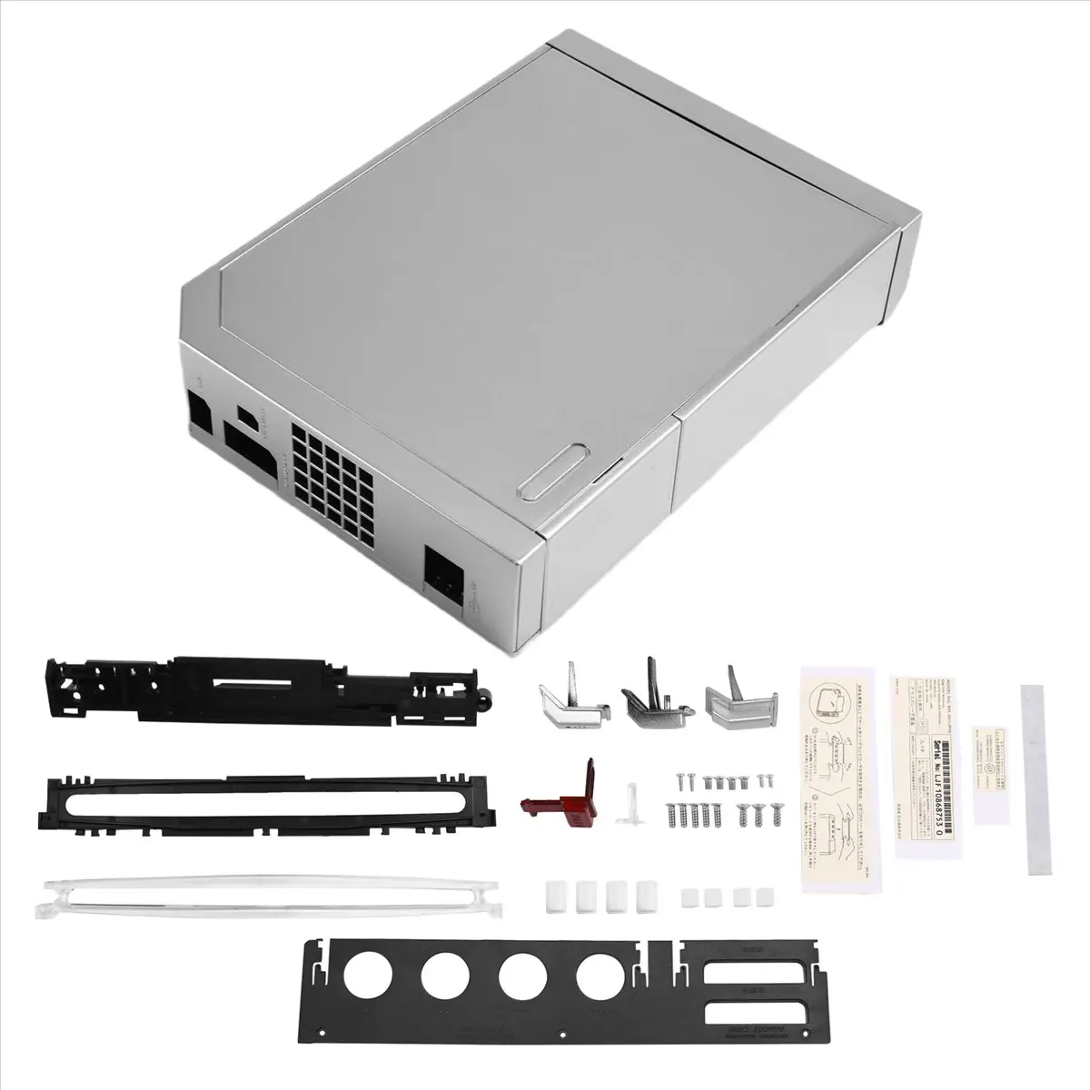 L77A For Full Case Cover Housing Shell with Buttons - Transparent Housing Shell Case for Game Console D