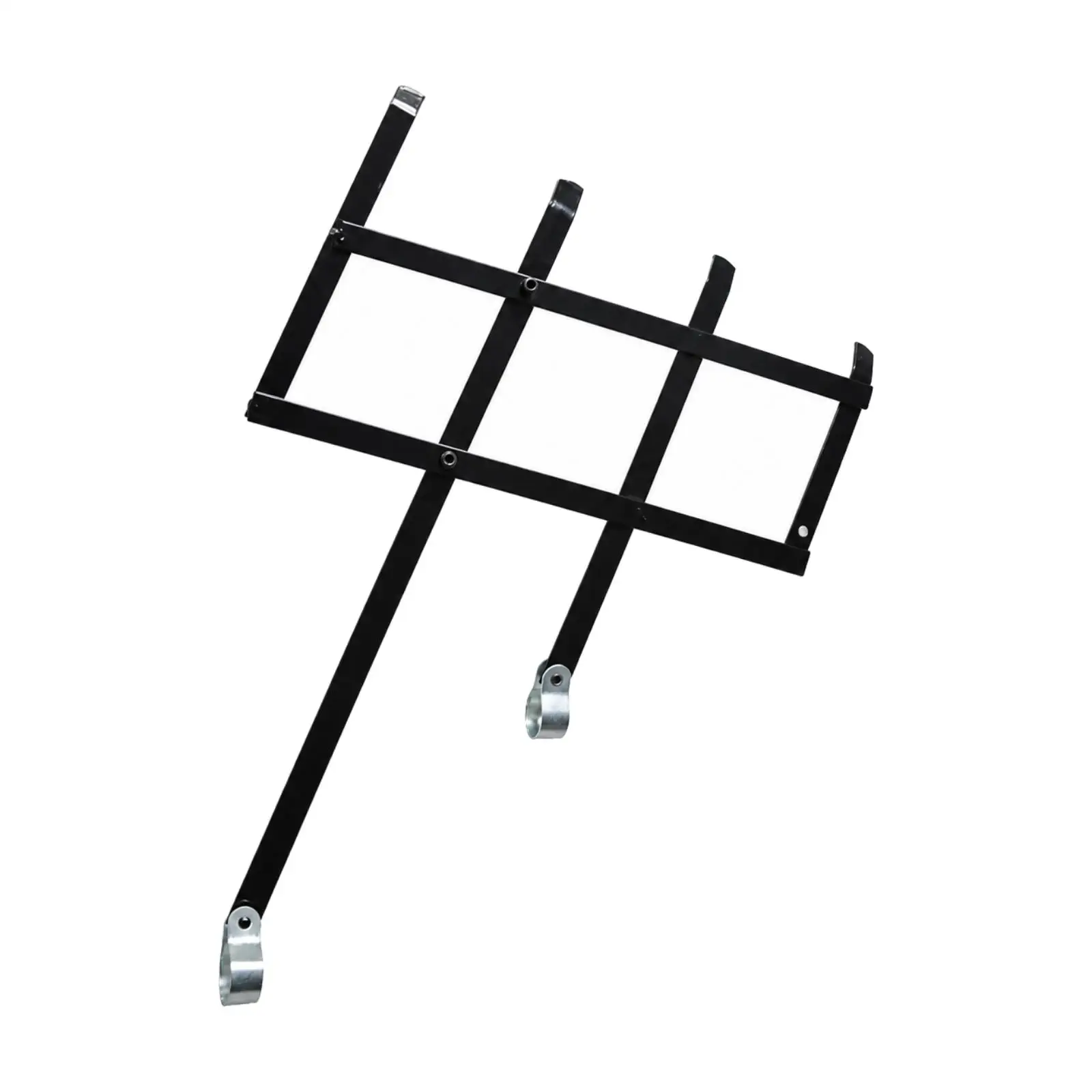 Agricultural Mower Grass Support Rack with Metal Frame and Mounting Clamps Heavy Duty Crop Deflector for Farm Work