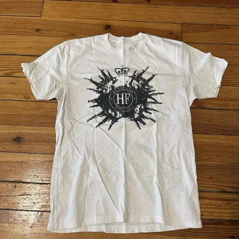 Reprint T Shirt Action Cop Movie Parody 2000S Uk Film Style
