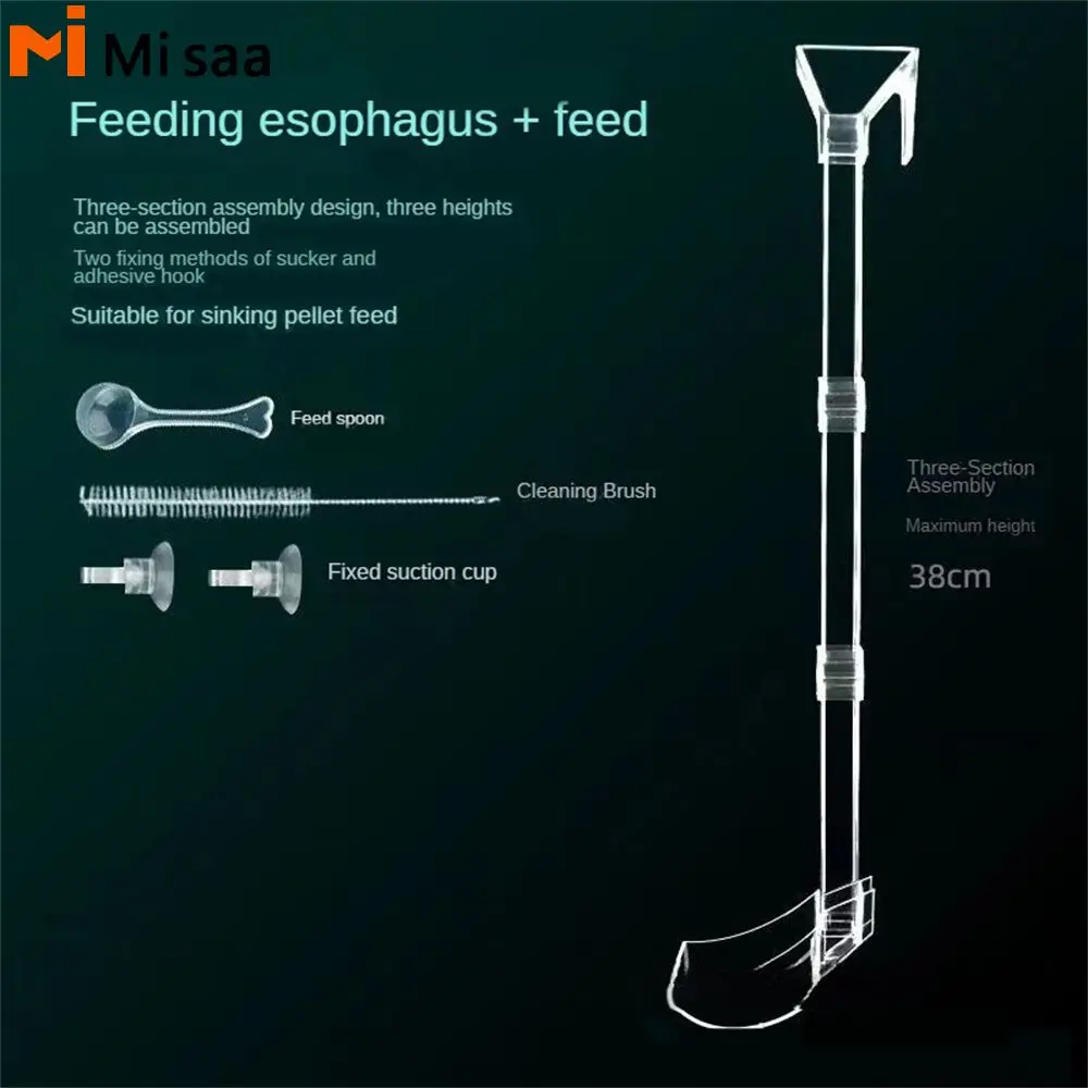 Multifunctional Fish Tank Time Saving Fish Feeding Tool Improve Fish Feeding Experience 15cm Long Best Seller Plastic Feeder