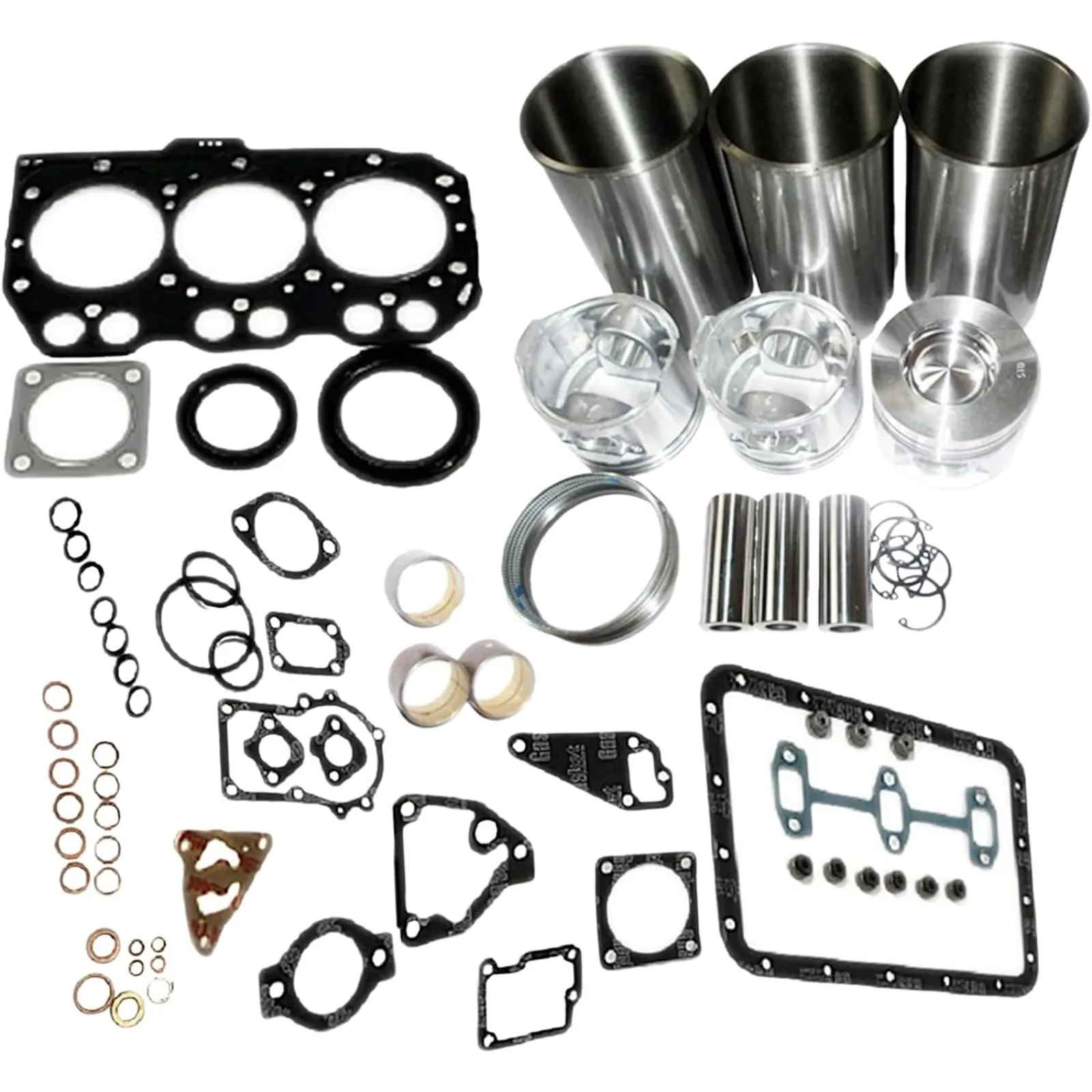 3TNE84 3D84E Engine Overhaul Kit For Komatsu PC30-6 WA30-2 Overhaul Kit 3D84N Compatible with Komatsu PC30-6 PC30MR-3 WA30-2