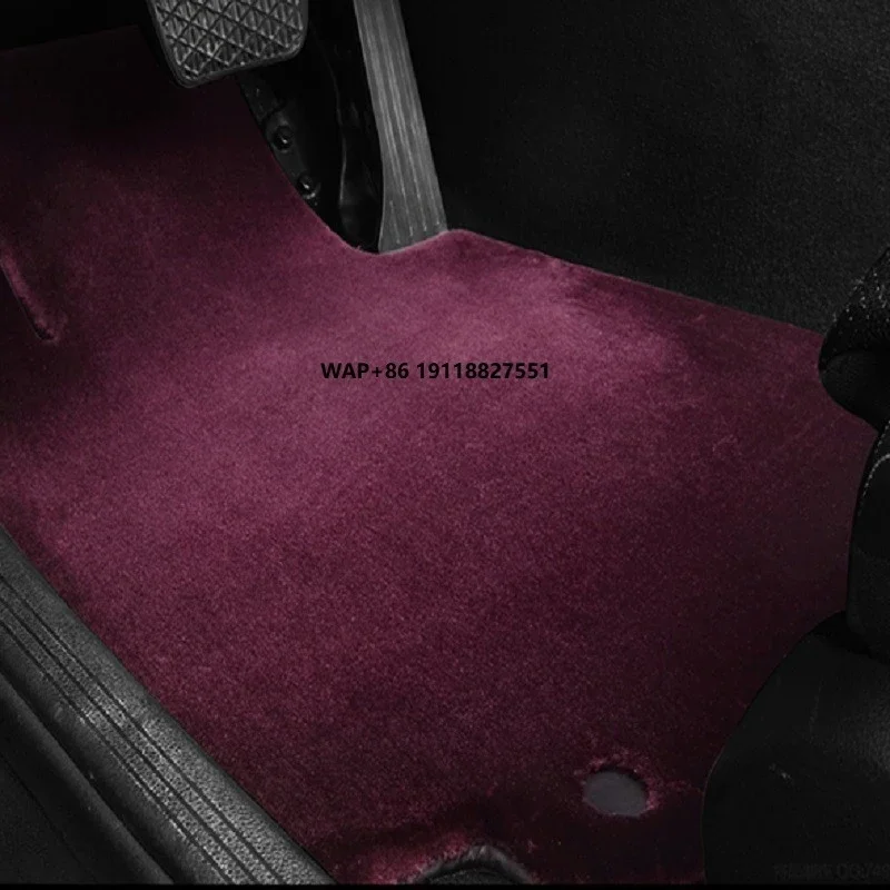 

Wholesale Manufacturer Cashmere Fiber Car Carpet Foot Mats for