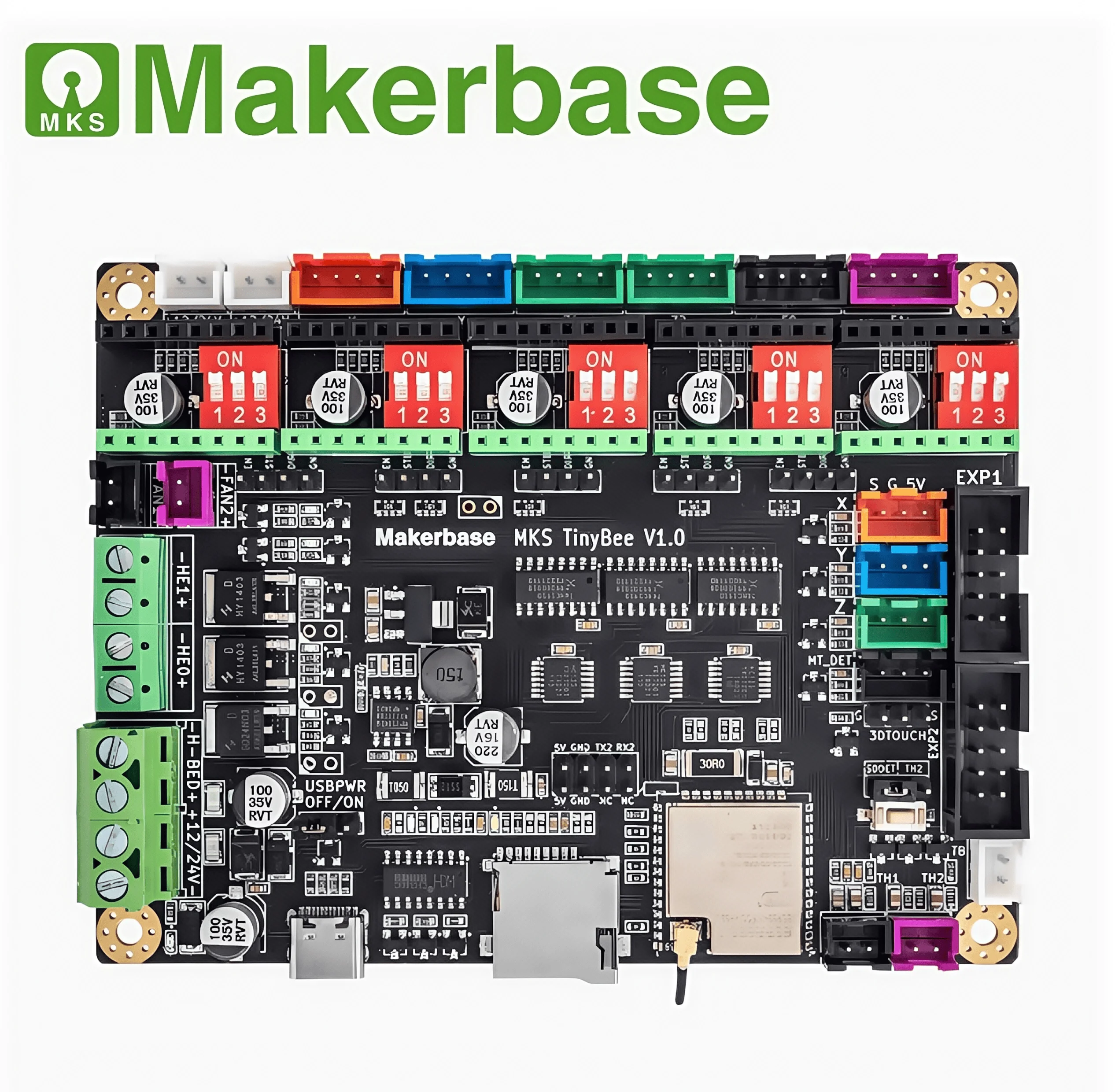 

Makerbase MKS TinyBee 3D Printing Motherboard ESP32 WIFI Mini12864 v3