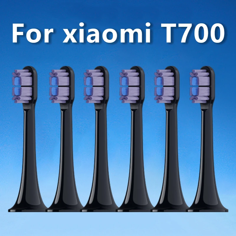 4pcs Replacement Brush Head For Xiaomi T300 Sonic Electric Toothbrush Soft Bristle No-metal Clean Brush Head