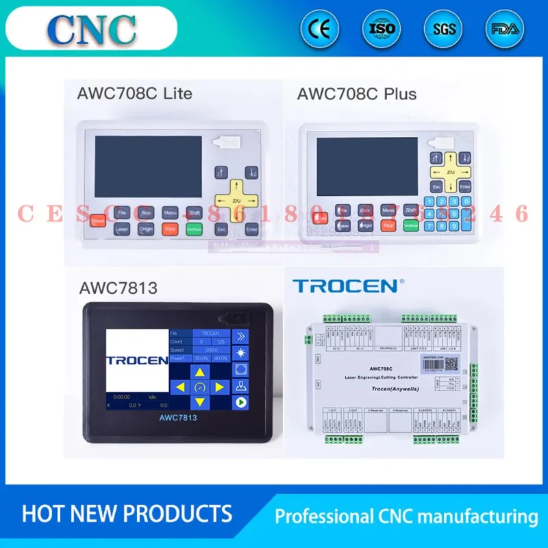 Карта управления AWC7813 AWC7846 TC6832, панель CO2 для лазерной резки и гравировки, материнская плата AWC7824