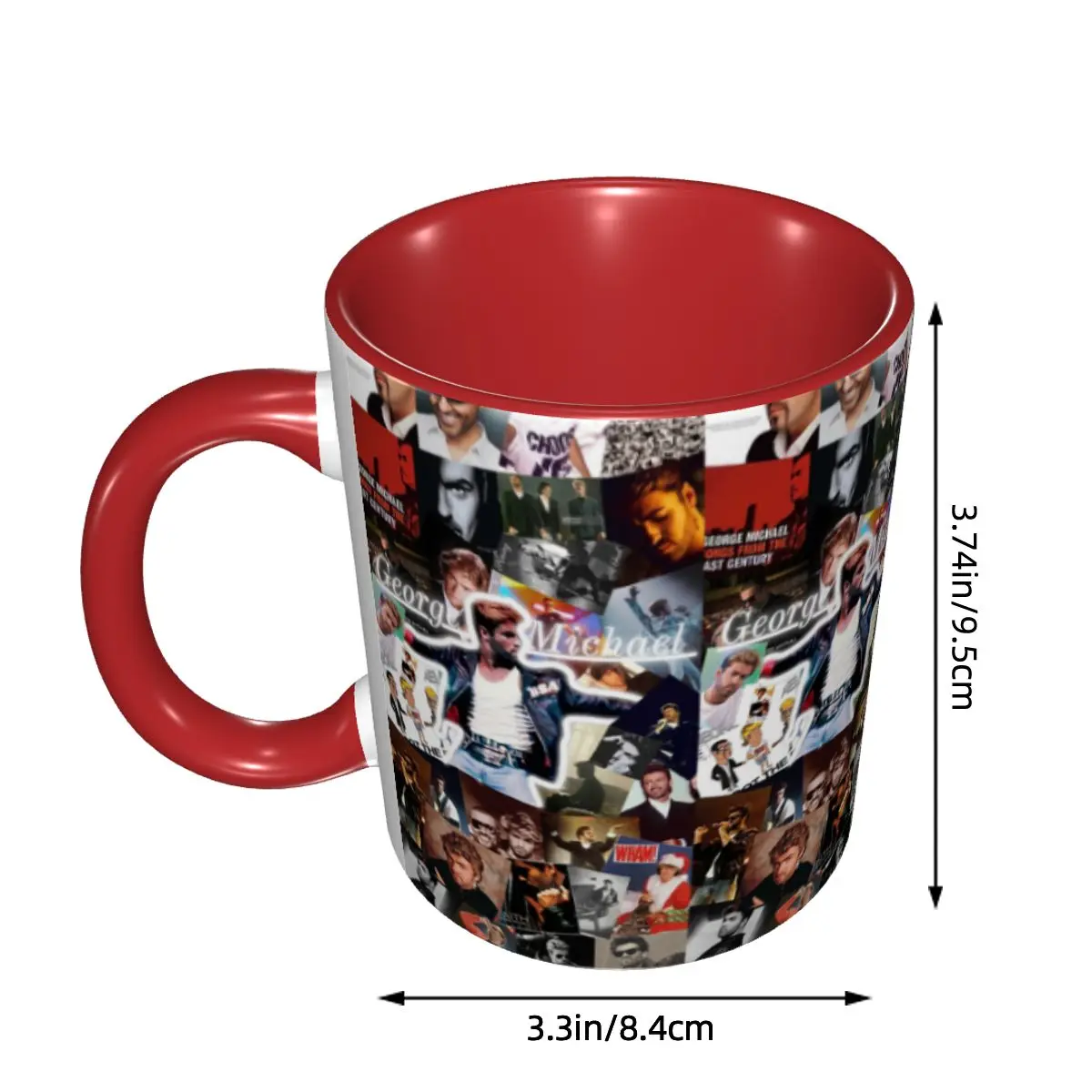 George Michael Mug Funny Ceramic Coffee Cups Tea Mugs Milk Cup Drinkware Gifts for Woman Man DIY Custom
