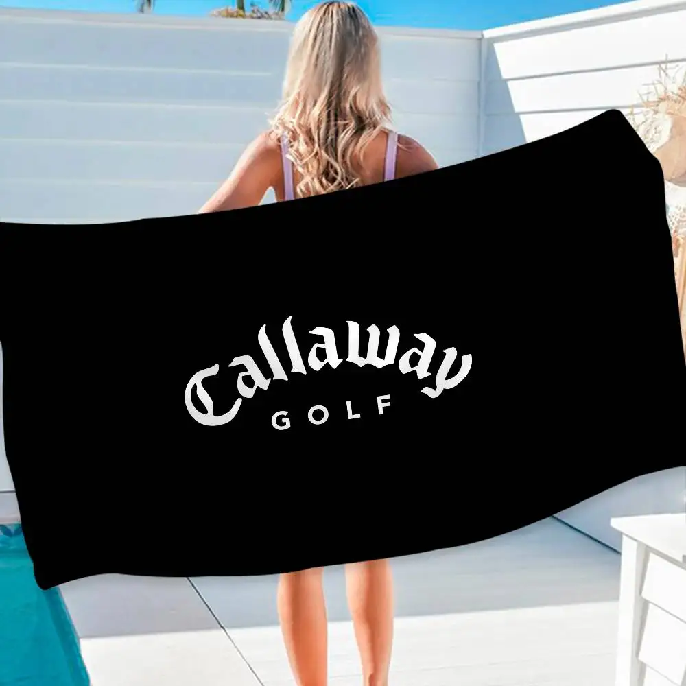 G-Golf-C-Callaway Microfiber Blanket Quick Drying Beach Towels Oversized Printing Super Absorbent Pool Towel Blanket